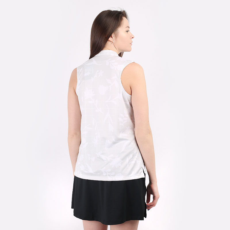 Женская безрукавка Nike Breathe Women's Sleeveless Printed Golf Polo (CU9383-025)  - цена, описание, фото 4